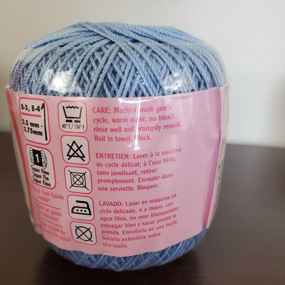 Aunt Lydia's Crochet Thread Fashion ~ Size 3 Lot of 4 Skeins NWT 100% Cotton